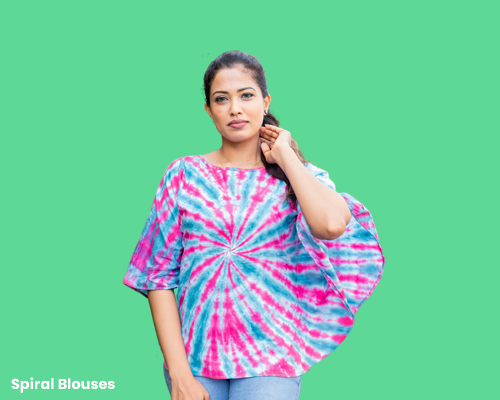 Spiral blouses